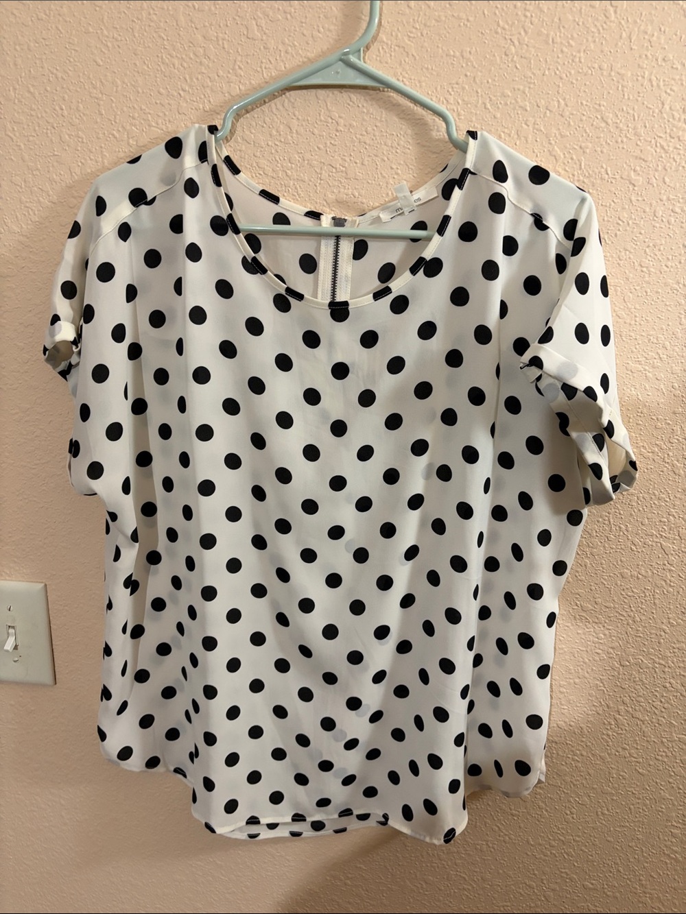 Maurice’s Polka Dot Short Sleeve Blouse